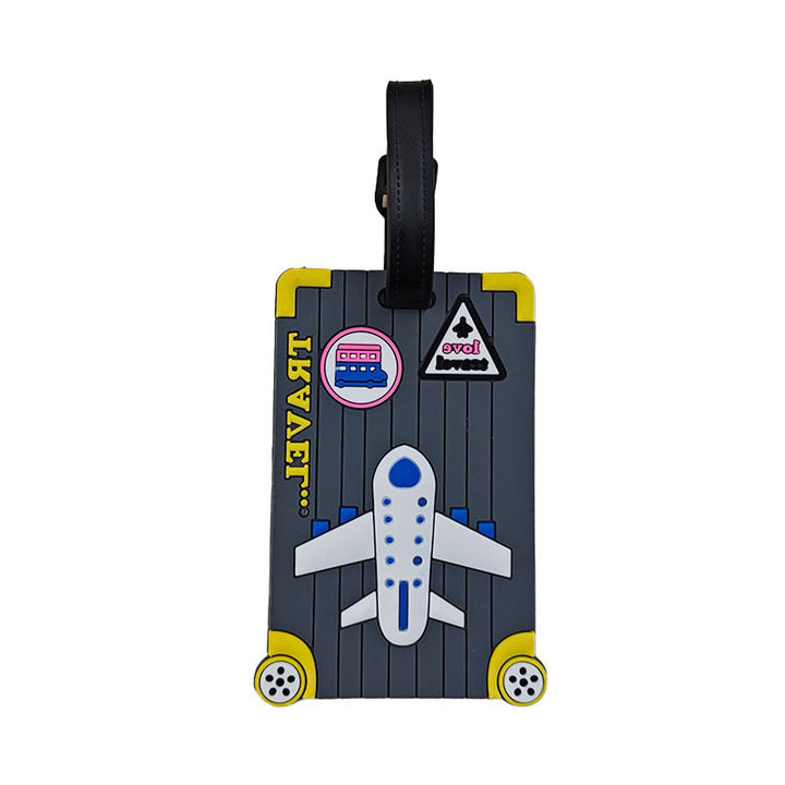 Flydesign bagasjetag for alle; sikre din koffert med denne iøynefallende og holdbare koffertlappen.