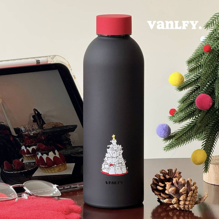 Hello Kitty design på isolert 500 ml drikkeflaske. Praktisk og søt rustfri stålflaske for alle.