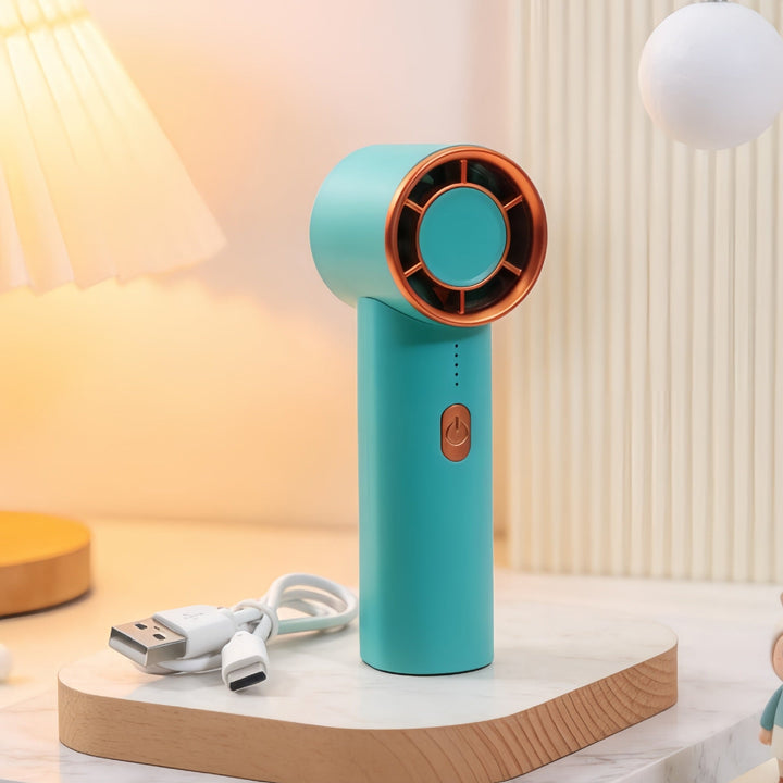 Praktisk bærbar vifte for vesken, USB-kompatibel, gir umiddelbar kjøling for kvinner på reise eller tur.