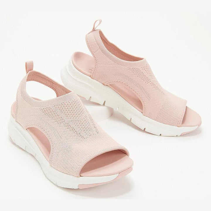 Pustende joggesko for kvinner med lettvektsdesign og komfortabel passform, ideell for fritid og daglig bruk.