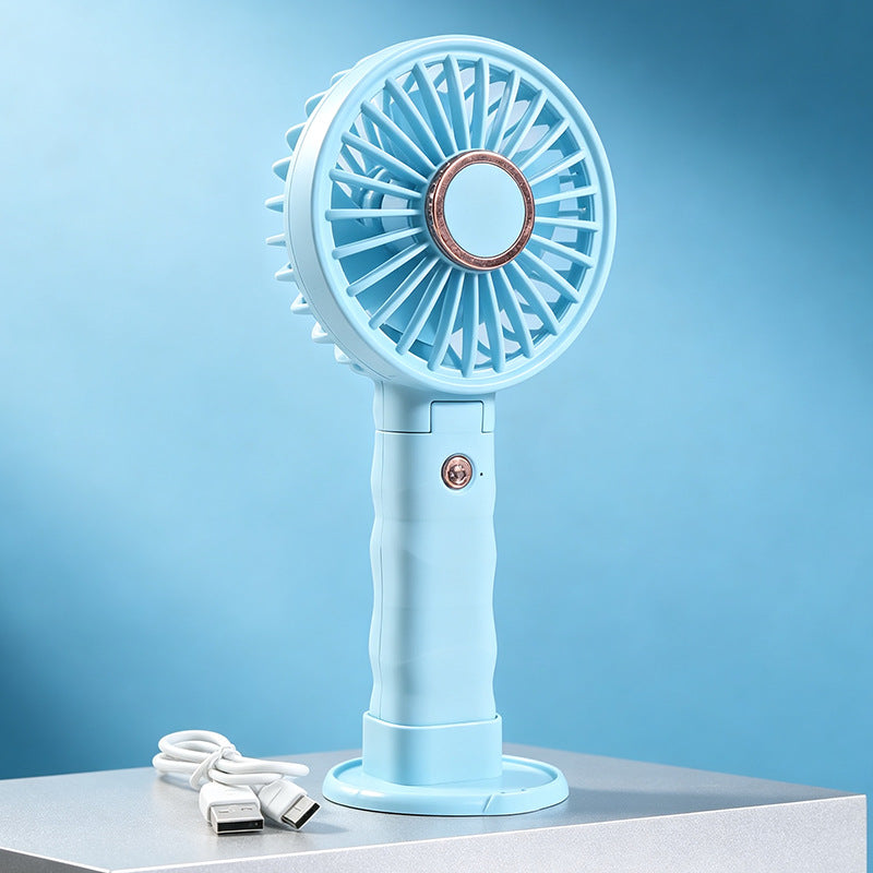 Effektiv personlig vifte med kjølende spray og lang batteritid, uunnværlig for reiser og sommerbruk.