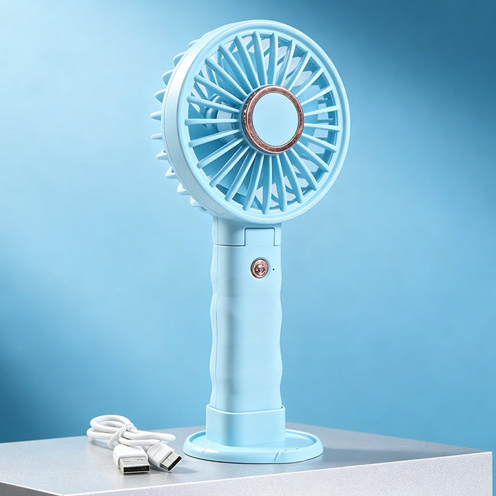 Effektiv personlig vifte med kjølende spray og lang batteritid, uunnværlig for reiser og sommerbruk.