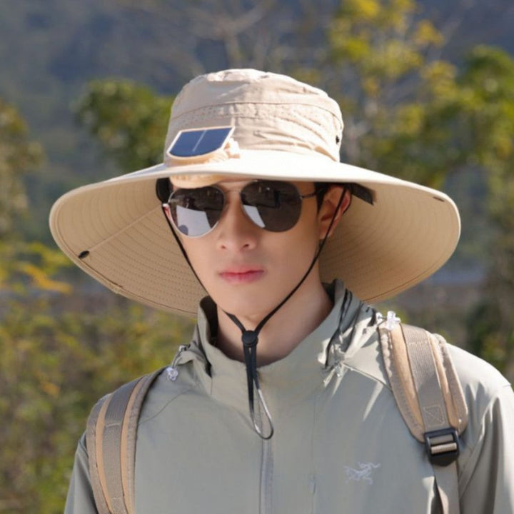 Unisex reisehatt, sammenleggbar og ventilert, perfekt for eventyr og ferier i solen.