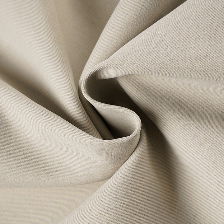 Elegant fritidsbukse for damer i khaki, med vide ben og fleksibel passform.