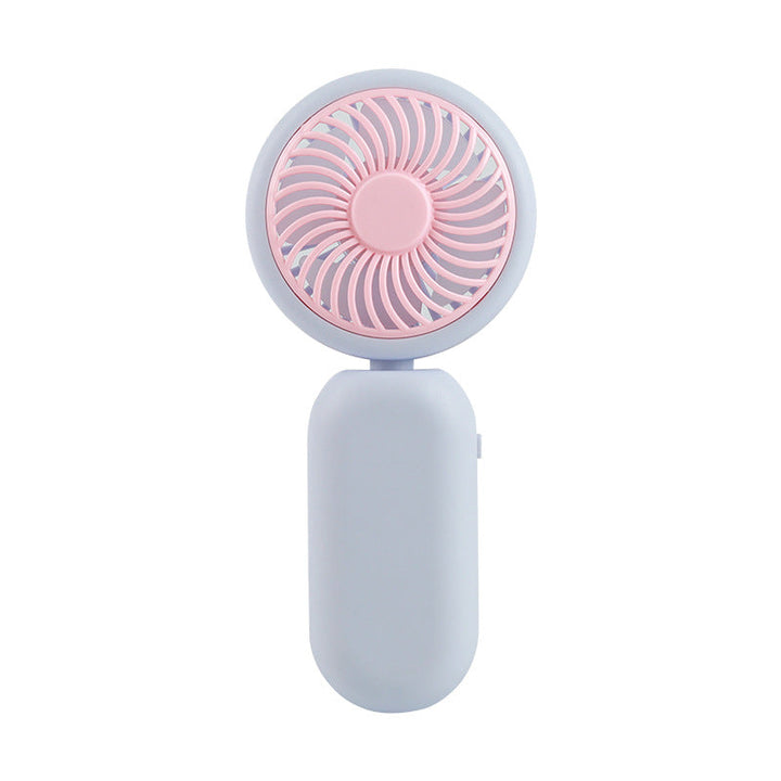 Kraftig minivifte, USB oppladbar personlig vifte for dame. Perfekt for sommer, reise og utendørs kjøling.