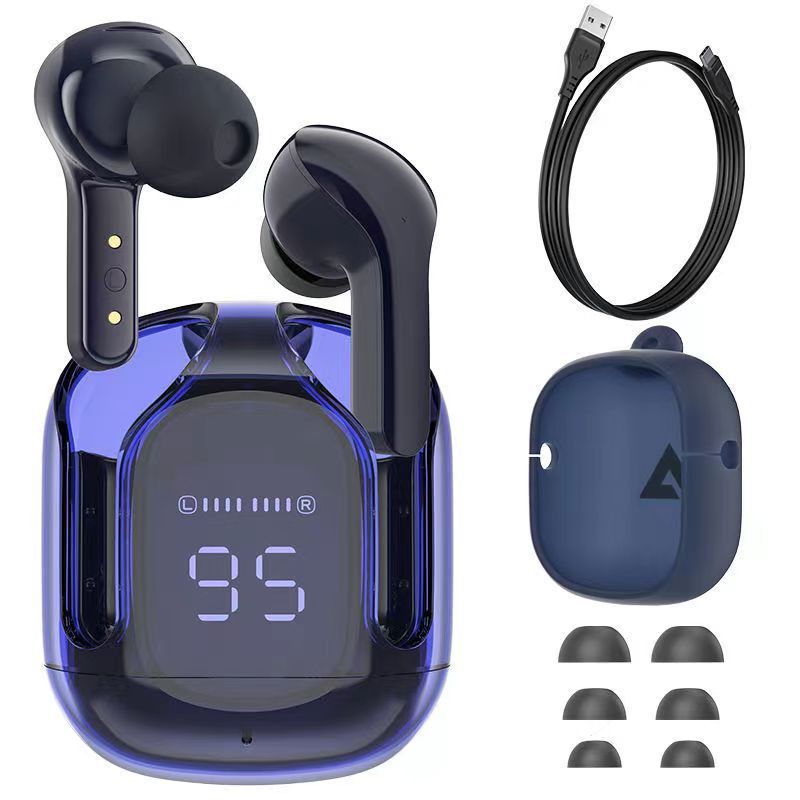 Elegant design av trådløse Bluetooth-ørepropper med ENC for optimal lyd.