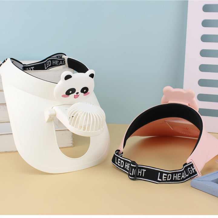 Liten USB panda håndvifte som kjølegadget for kvinner. Perfekt for sommer, reise og kontorbruk.