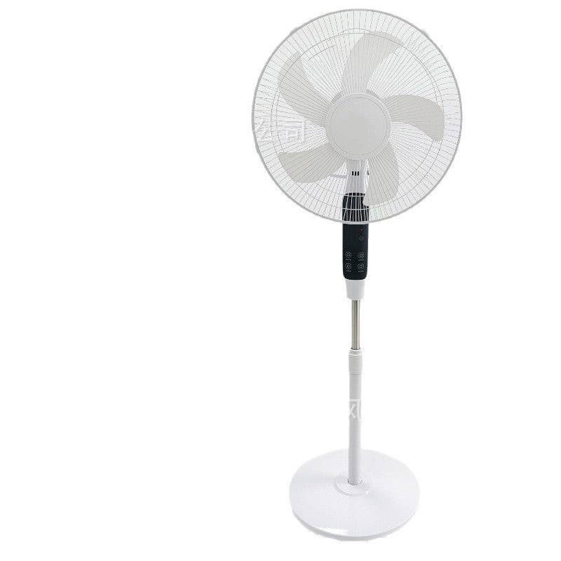 Stillegående gulvvifte med fjernkontroll, timer og svingfunksjon for optimal hjemmekjøling. Elegant design.