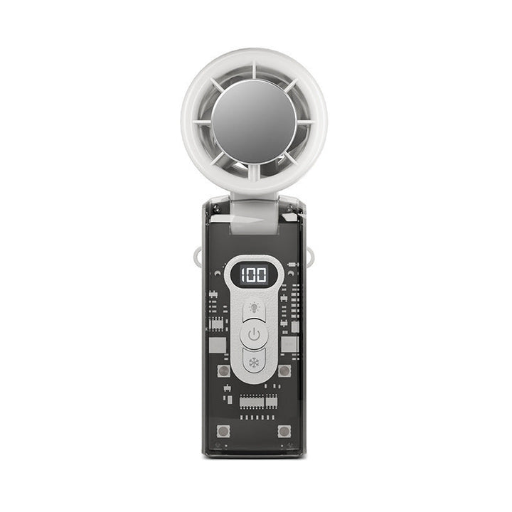 Liten justerbar unisex mini kjølevifte, ideell som reisevifte eller kontorvifte, USB-drevet.