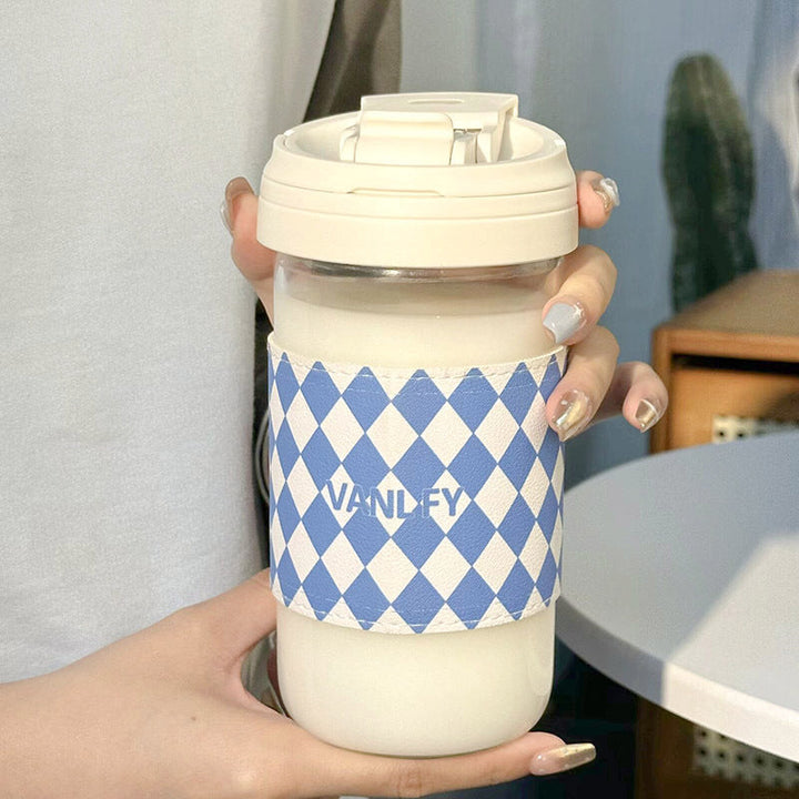 Stilig rosa unisex termokopp 500ml, holder drikken varm eller kald. Robust og lekkasjesikker kaffekopp.
