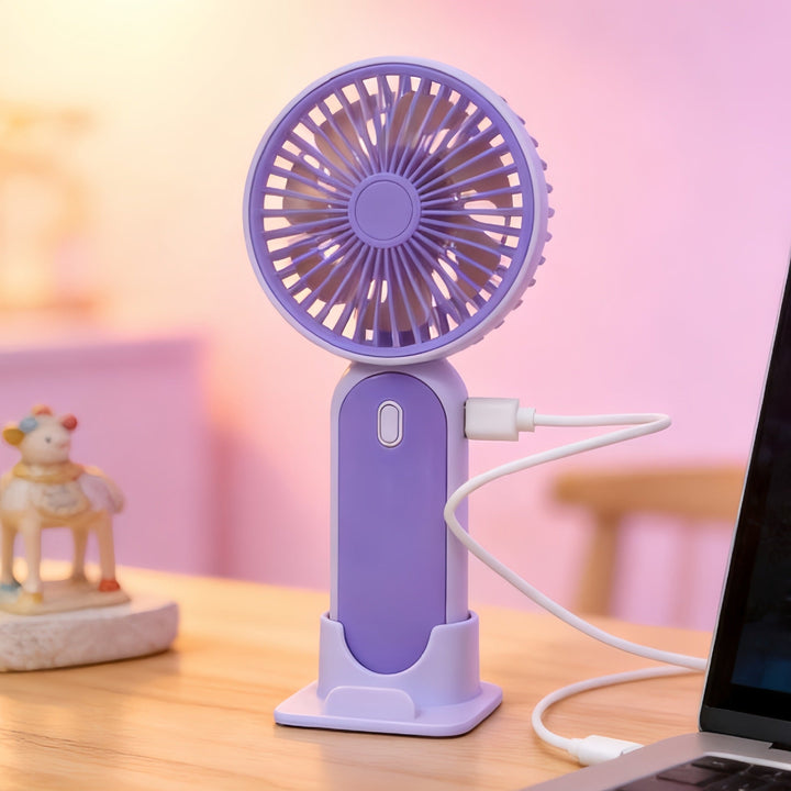 USB-drevet desktop vifte; kompakt, personlig og med justerbar hastighet for kontoret.