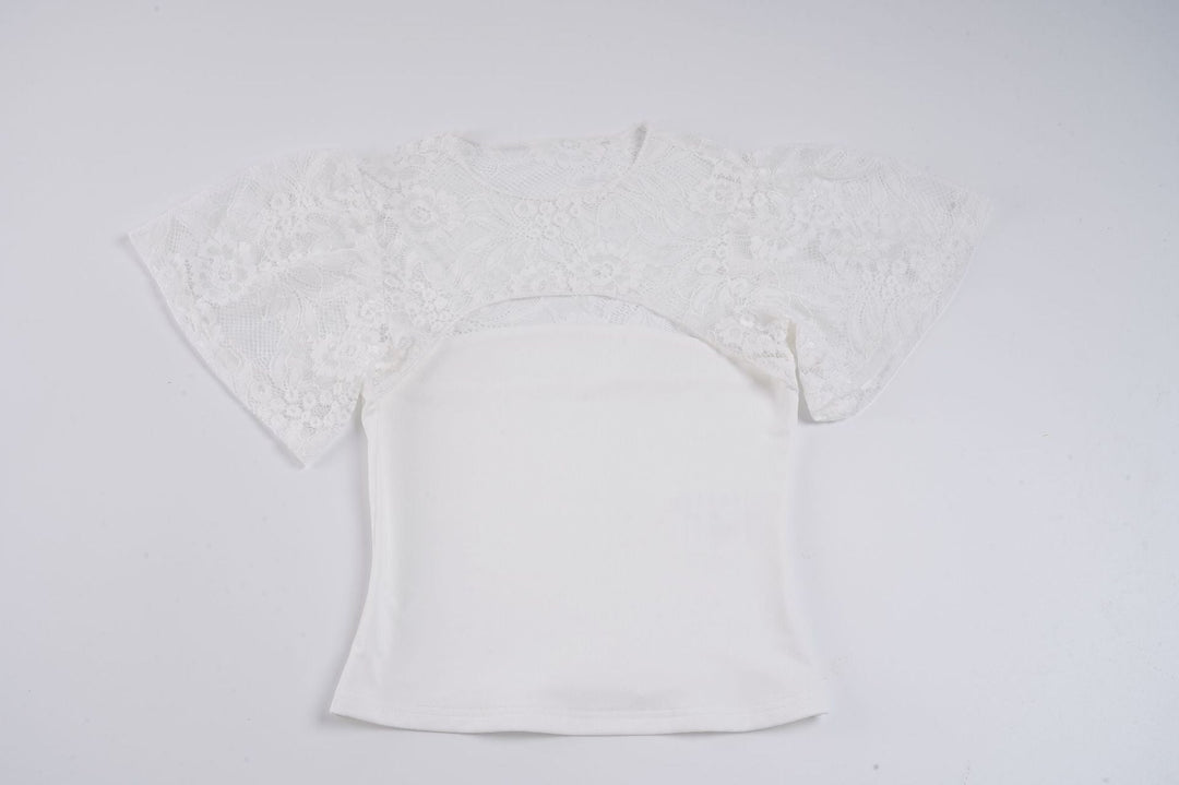 Detaljert dame topp med spennende utskjæringer. En behagelig og trendy bluse til fritid.