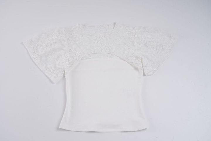 Detaljert dame topp med spennende utskjæringer. En behagelig og trendy bluse til fritid.