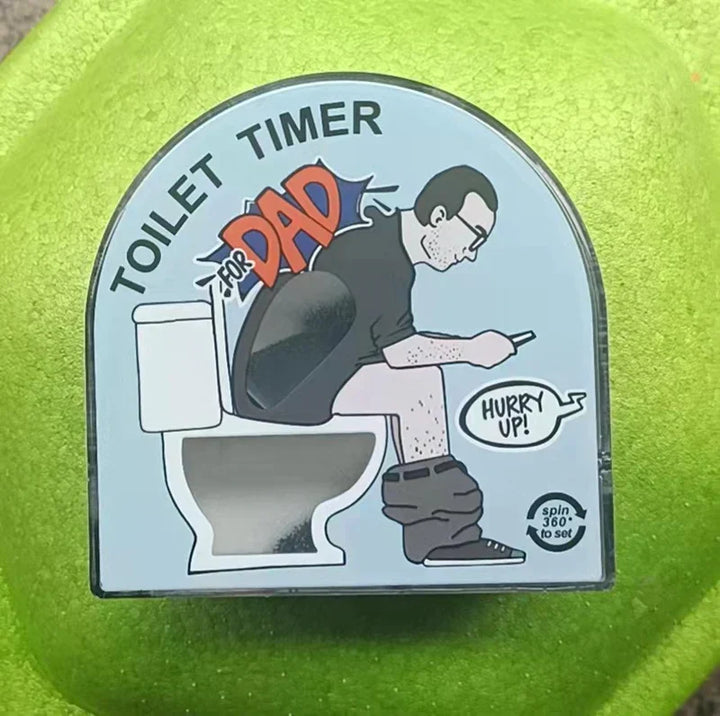 Unik gaveide: Morsom toalettimer timeglass. En humoristisk sandtimer for badet, øker effektiviteten.