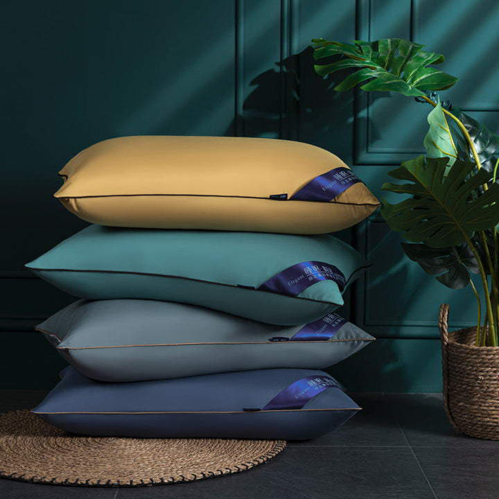 Komfortabelt putetrekk sett som løfter soverommet med elegant design og myk tekstur, forbedrer søvnen.