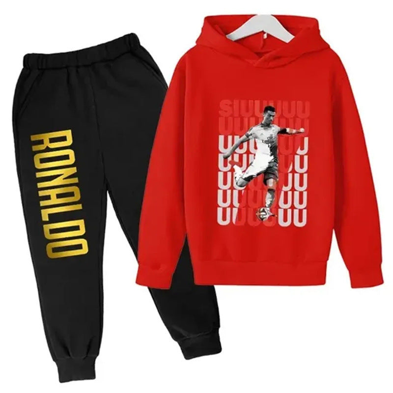 Stilig joggedress for barn: Barnes Treningsdress, et moderne og komfortabelt sett for en sporty look.