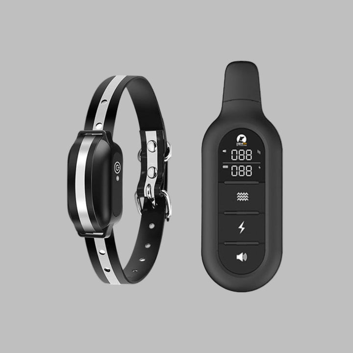 Elektrisk hundetreningshalsbånd med fjernkontroll for lydighetstrening, vanntett design for alle forhold.