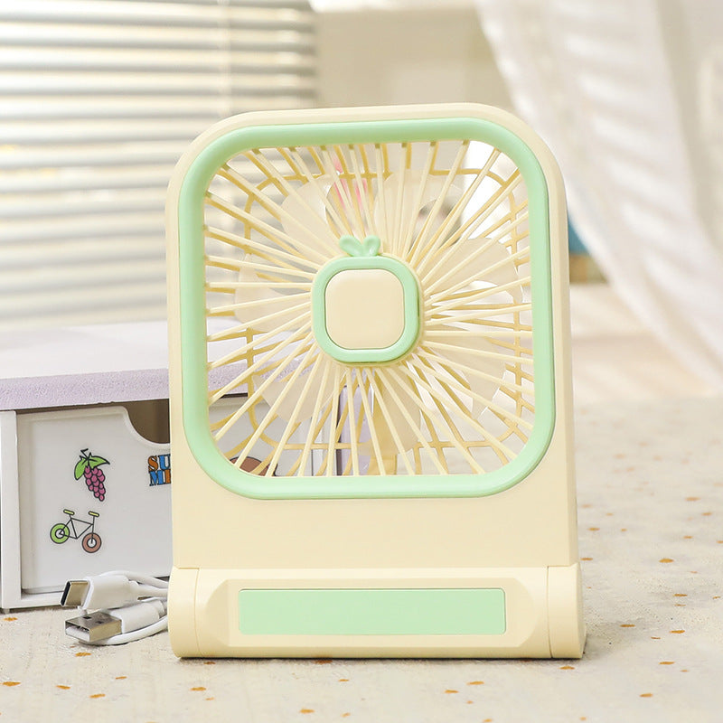 Kvinnenes minivifte med kattemotiv, en trendy og praktisk gadget for avkjøling hele sommeren.
