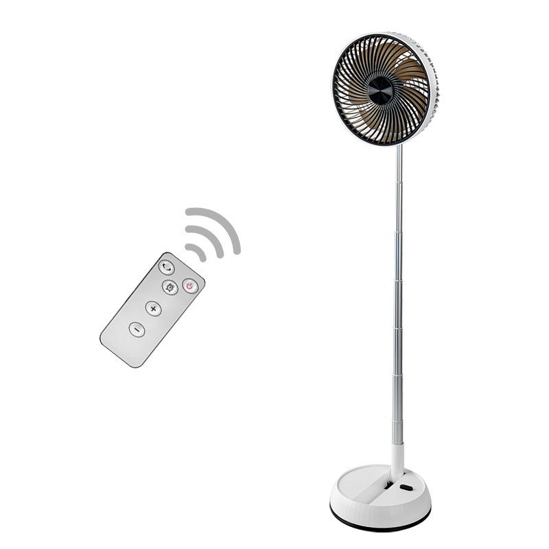Hvit ståvifte med fjernkontroll for effektiv kjøling. Perfekt gulvvifte for sommer, hjemmekontor og bedre inneklima.