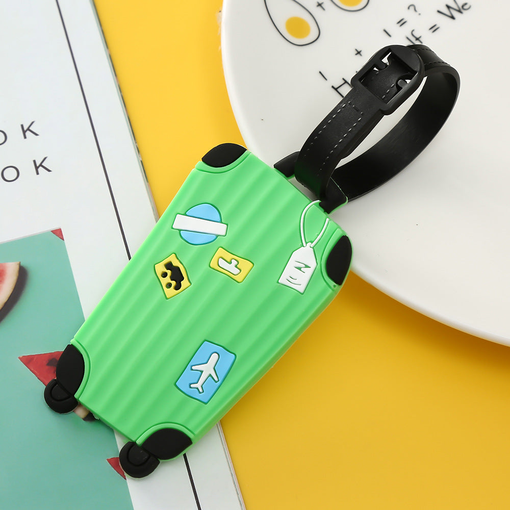 Moderne design bagasjelapp, et uunnværlig reisetilbehør for enhver koffert.