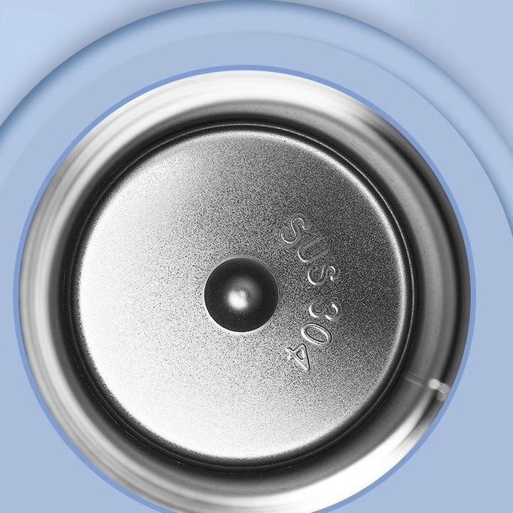 Isolert termoflaske for kvinner, 420ml. Gjenbrukbar vannflaske i rustfritt stål for enhånds bruk.