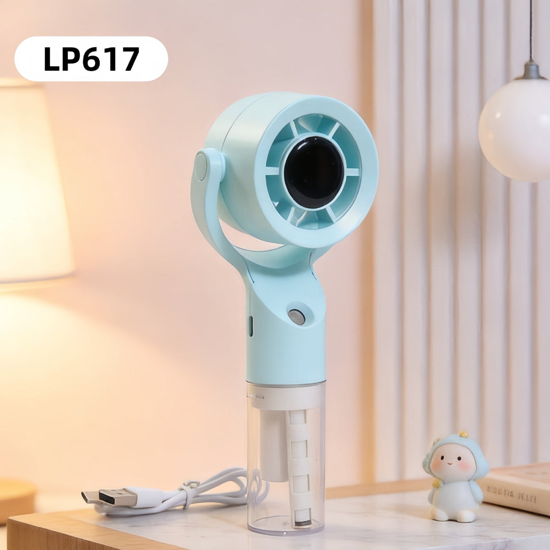 Få øyeblikkelig avkjøling med smart bærbar sprayvifte; uunnværlig gadget for sommeren.