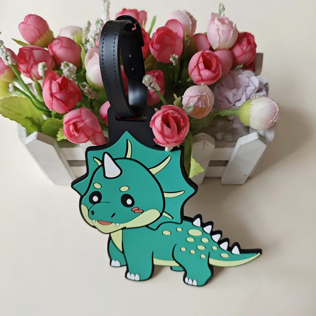 Unisex bagasjelapp med søtt dovendyr-design. Slitesterkt reisetilbehør i silikon for koffertmerking.