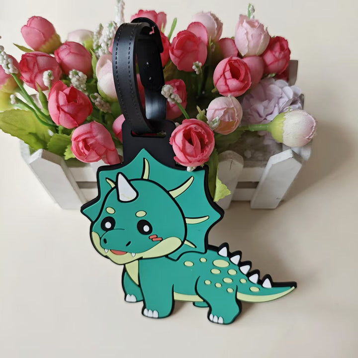 Unisex bagasjelapp med søtt dovendyr-design. Slitesterkt reisetilbehør i silikon for koffertmerking.