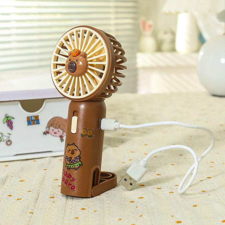 Søt kanin-minivifte, USB-drevet. Ideell gave for kvinner som trenger bærbar avkjøling på farten.