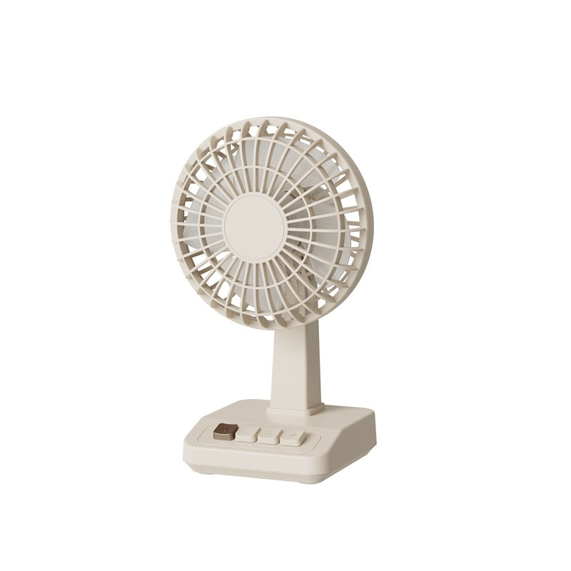 Liten og effektiv personlig vifte for sommer, perfekt for nattbord eller liten plass.