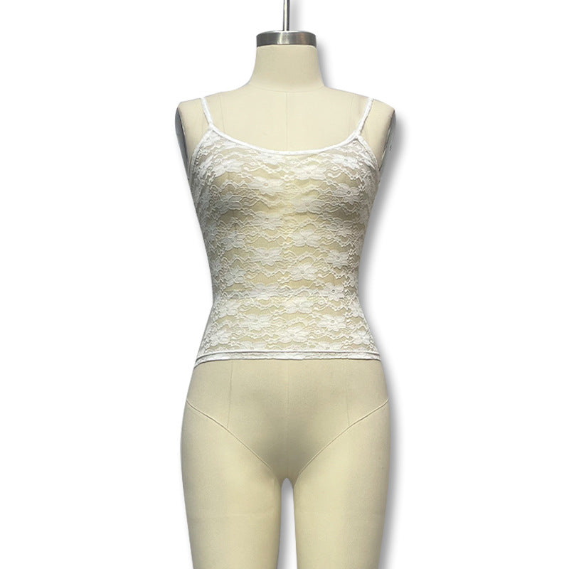 Elegant festantrekk: Dame topp med justerbare stropper. Forførende stil for kvinner, perfekt til sommer.