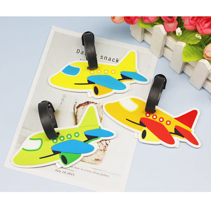 Unisex bagasjelapp med kreativt flydesign for enkel koffertidentifikasjon på reise.