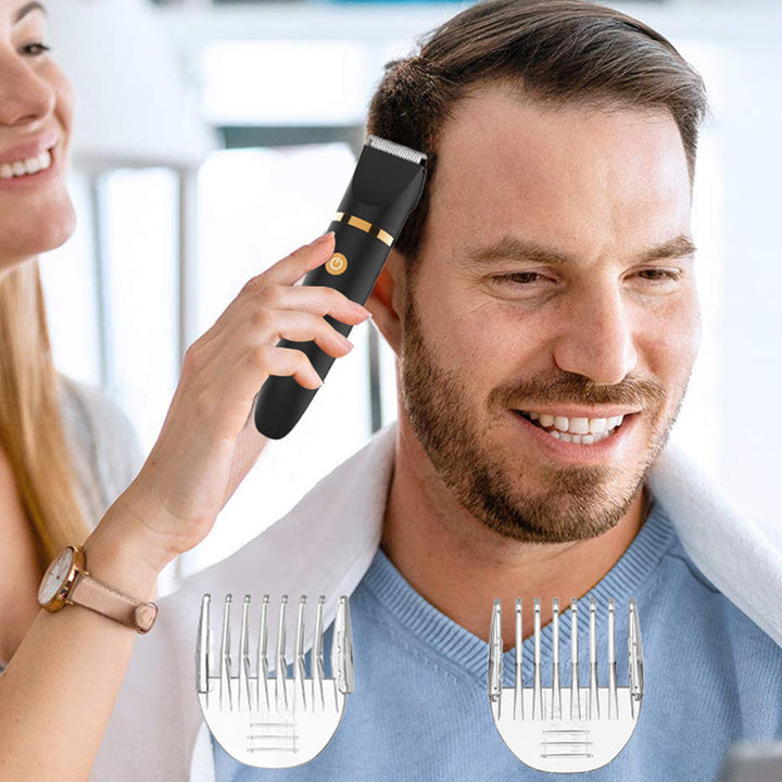 Menns oppladbare grooming trimmer for allsidig personlig stell og barbering.