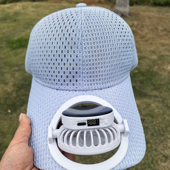 Bakside av sportscap som viser justerbar stropp og pustende materiale for optimal ventilasjon.