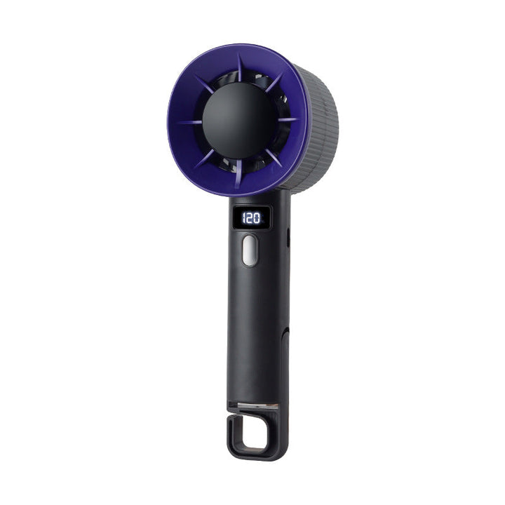 Allsidig reisevifte med trådløs fjernkontroll, kompakt design og enkel USB-tilkobling.