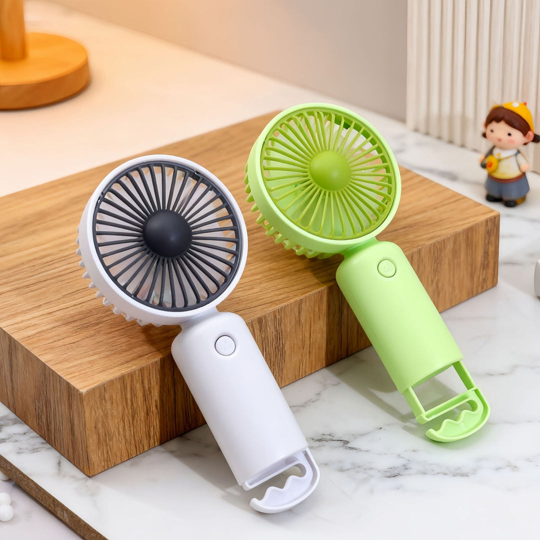 Grønn, stille USB bordvifte, ideell for skrivebordet på kontoret eller soverommet.