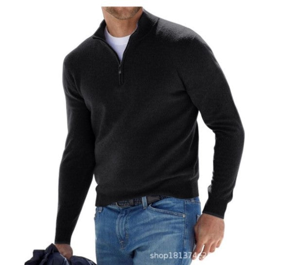 Solid herre half zip genser, bygget for langvarig bruk og komfort.