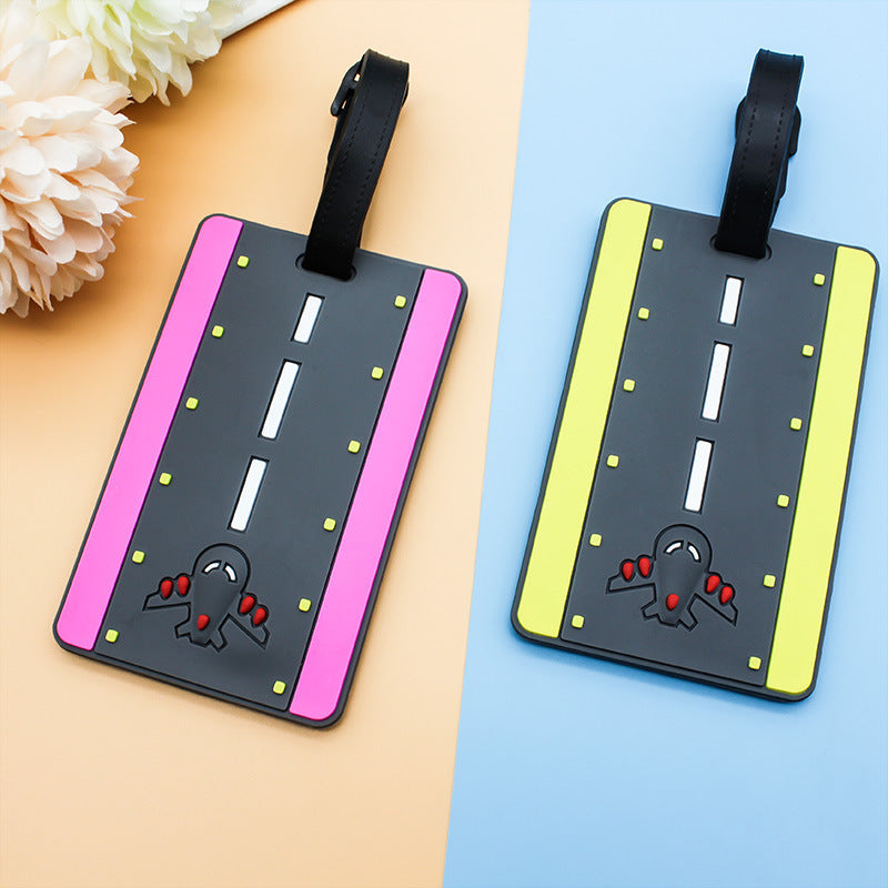 Praktisk og fargerik unisex bagasjelapp i silikon, perfekt for lett gjenkjennelse av koffert.