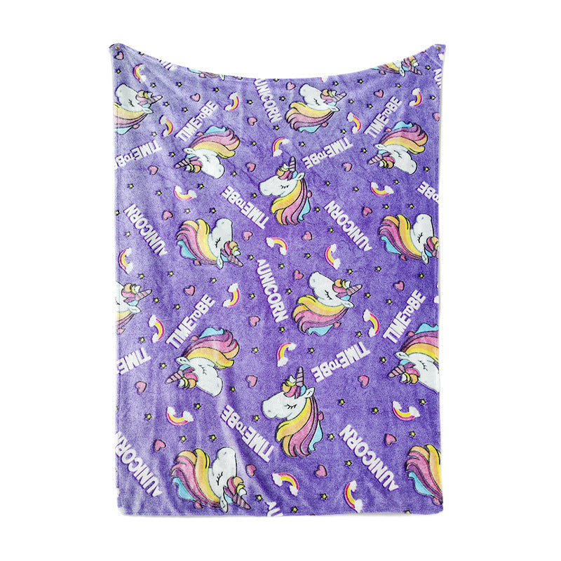 Unisex koseteppe med dinosaurprint. Laget av varm mikrofiber, en eventyrlig gave til barn.