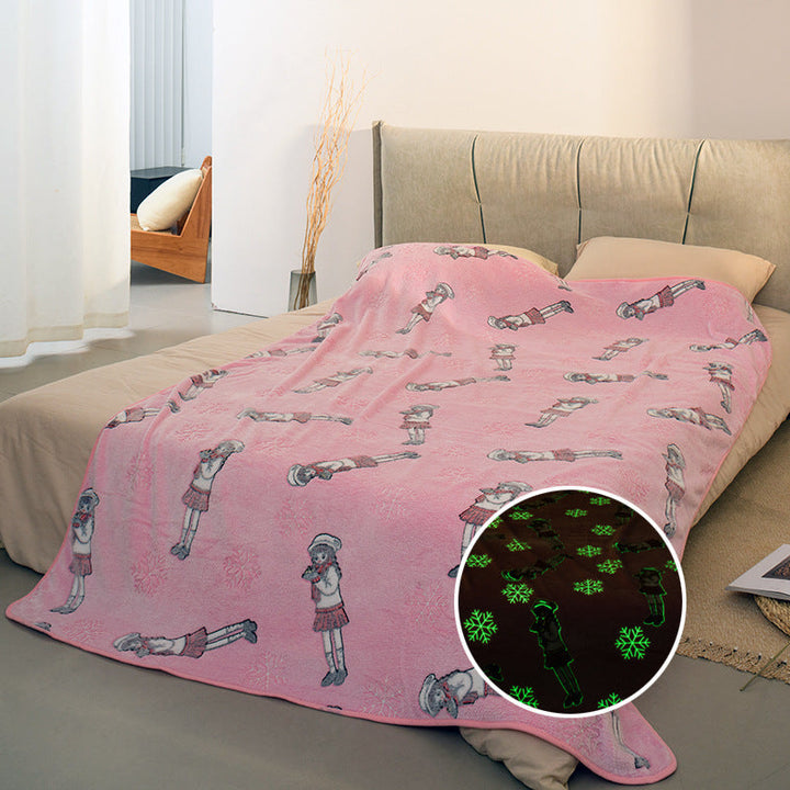 Mykt kosedekken for gamere med gamingmotiv. Varmt fleecepledd, koselig sofateppe for avslapning.