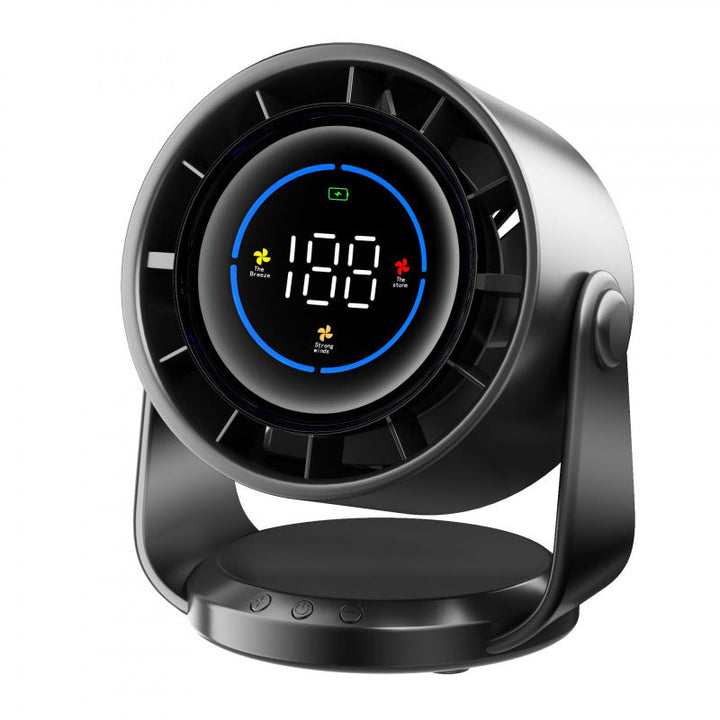 Effektiv digital smartvifte for optimal personlig kjøling på kontoret. Elegant design, essensielt sommerutstyr.
