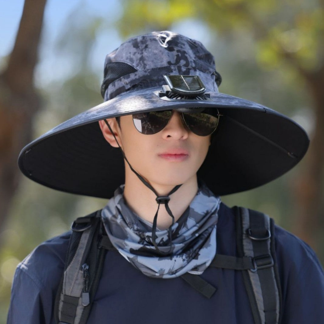 Taktisk unisex solhatt, ideell for fiske, jakt og andre utendørssysler med god beskyttelse.