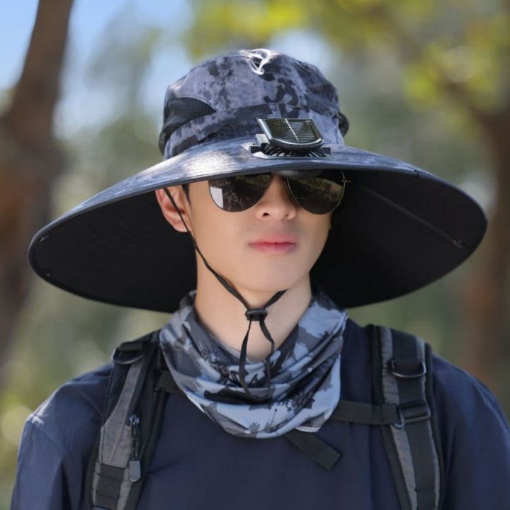 Taktisk unisex solhatt, ideell for fiske, jakt og andre utendørssysler med god beskyttelse.
