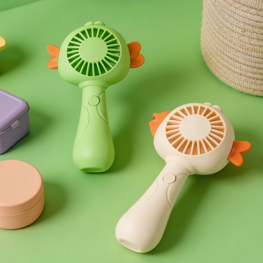 Bærbar minivifte for unisex personlig avkjøling. Perfekt sommergadget for å holde seg kjølig.