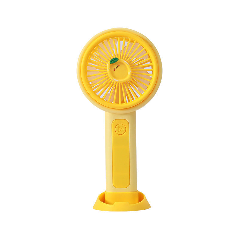 Søt avokado minivifte, bærbar og oppladbar for kjølighet på farten. Perfekt personlig gadget.