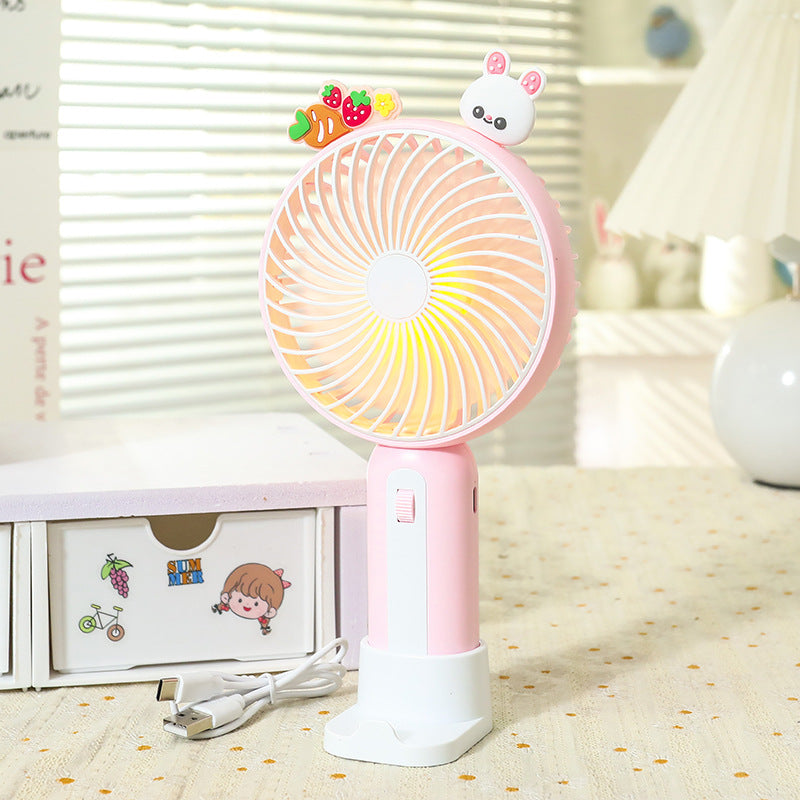Kul bærbar USB håndvifte med unikt dyredesign, en must-have sommergadget.
