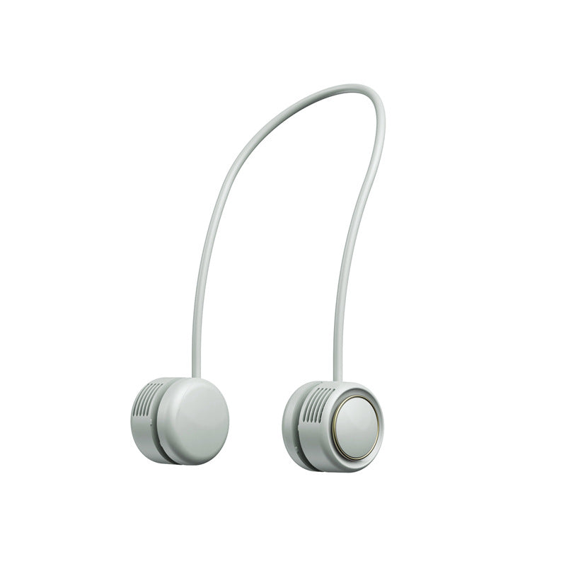 Dame bærbar Bluetooth nakkehøyttaler: fleksibel design, komfortabel, trådløs lyd, reisevennlig.