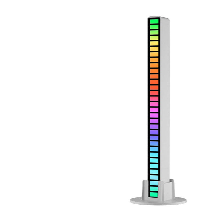 Kompakt RGB-lyslist med oppladbart batteri, USB-C og musikksynkronisering for alle rom.