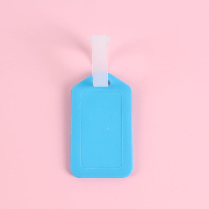 Holdbar unisex bagasjelapp i silikon, et pålitelig valg for ofte reisende eventyrere, fleksibel.