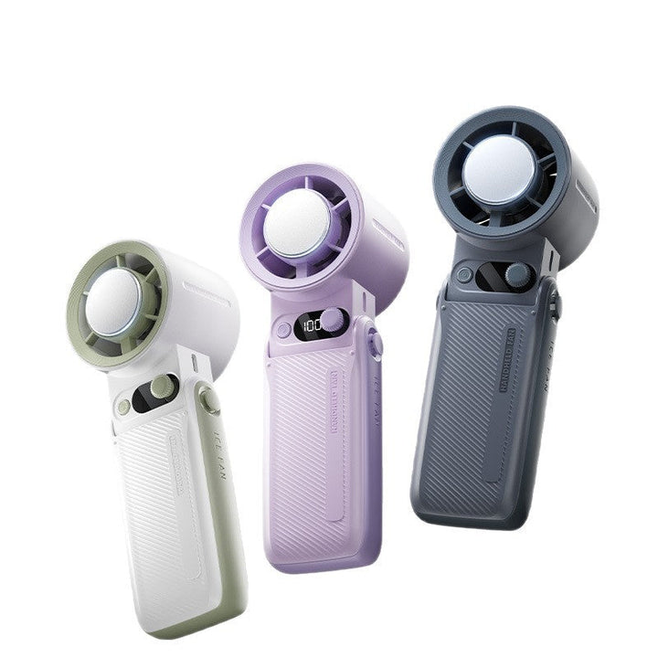 Unisex bærbar håndvifte med USB-lading og flere hastigheter, flott for kjøling på farten eller kontoret.